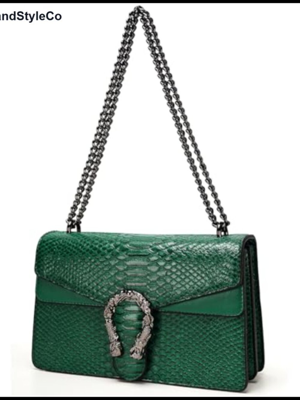 Faux Leather Crossbody Bag Chain Shoulder Purse Satchel Handbag